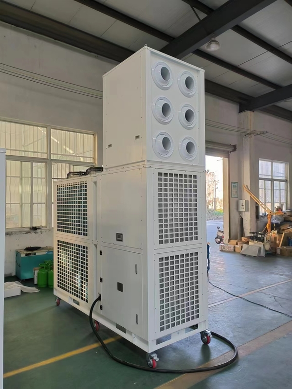 24 টন/84KW ইন্ডাস্ট্রিয়াল টেন্ট এয়ার কন্ডিশনার ইভেন্টের জন্য টেন্ট প্রদর্শনী, বিবাহ, গাড়ি প্রদর্শনী, পার্টি ক্যাম্প