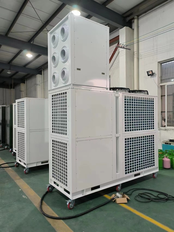 24 টন/84KW ইন্ডাস্ট্রিয়াল টেন্ট এয়ার কন্ডিশনার ইভেন্টের জন্য টেন্ট প্রদর্শনী, বিবাহ, গাড়ি প্রদর্শনী, পার্টি ক্যাম্প