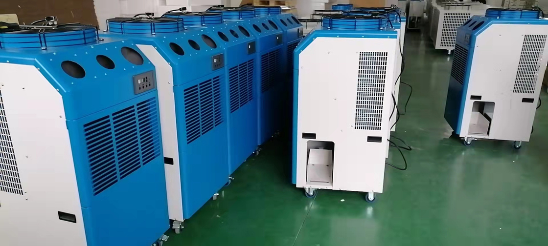 6.5KW স্পট কুলিং এয়ার কন্ডিশনার, হাই এফ্লো R410A পোর্টেবল এয়ার কুলার কোন ইনস্টলেশন